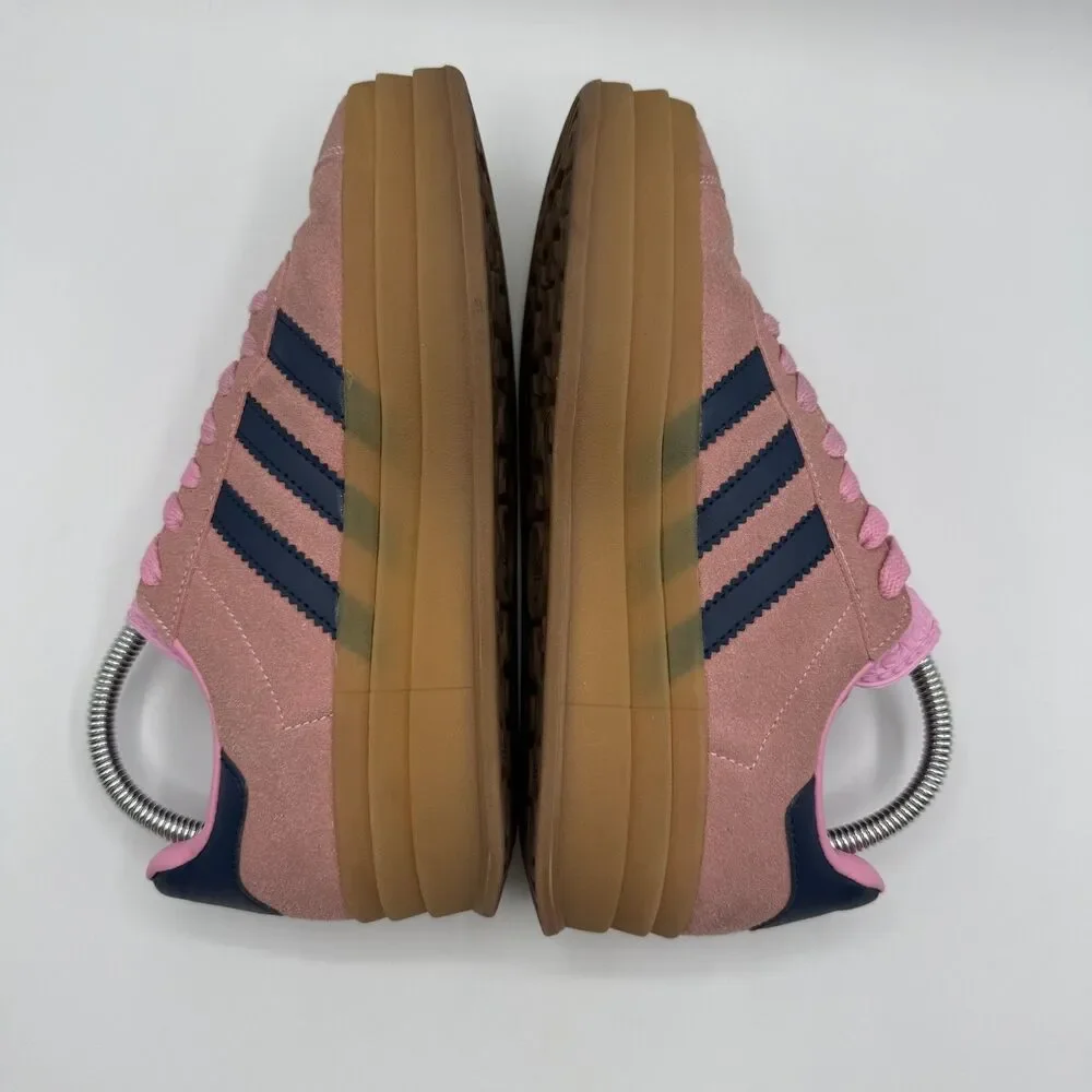 Adidas Originals Gazelle Bold Pink Suede Platform Sneakers Women Size 7.5